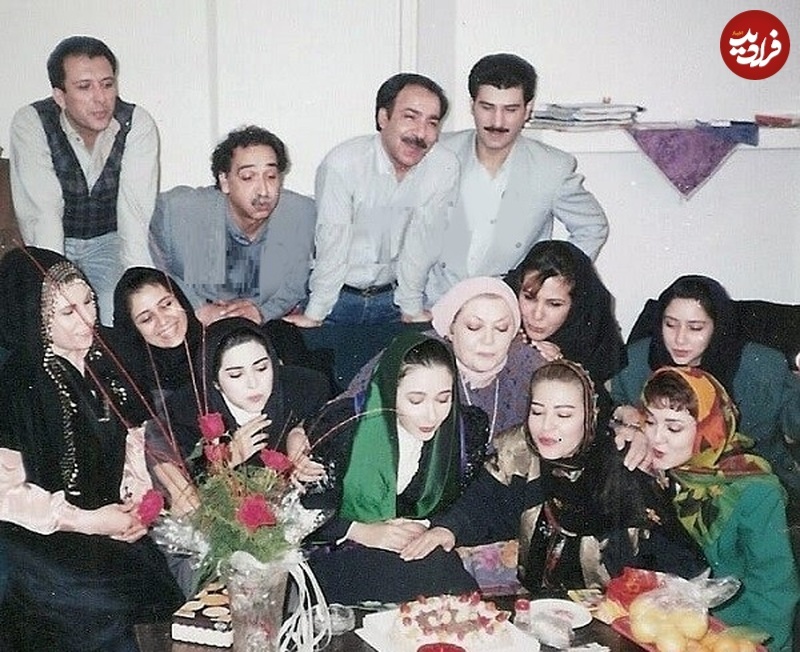 کتایون ریاحی در پشت‌صحنه سریال پدرسالار