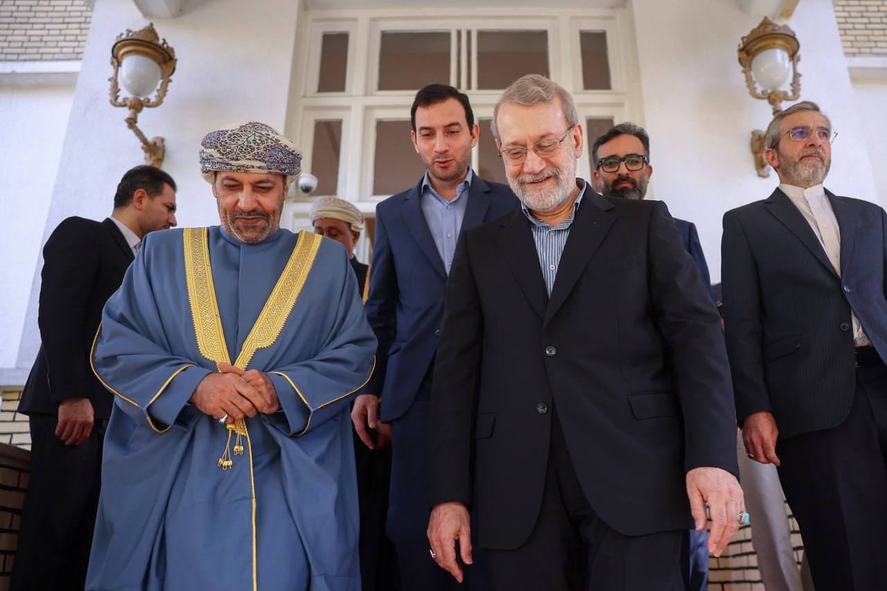 علی لاریجانی و وزیر کشور عمان