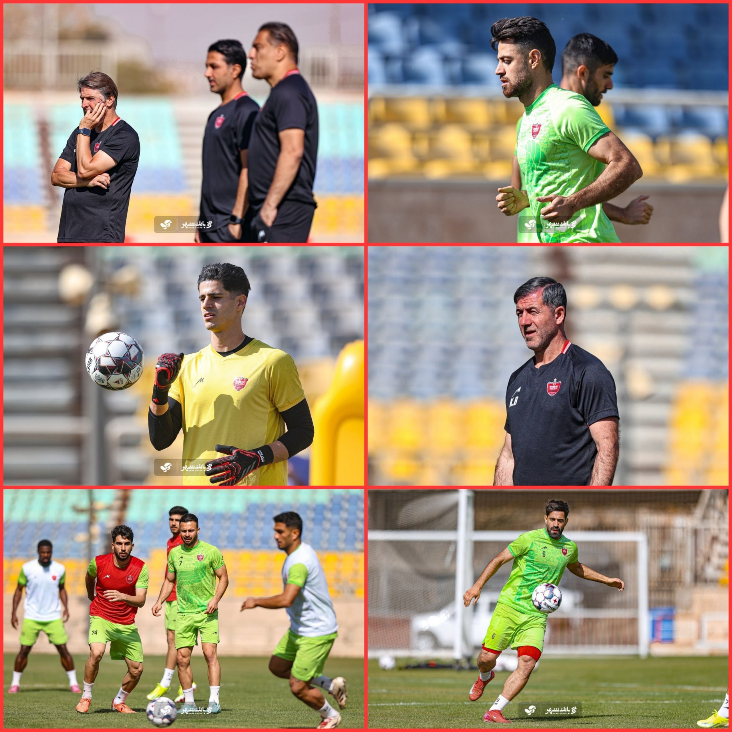 تمرین بازیکنان پرسپولیس