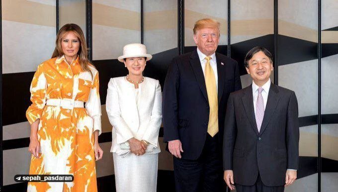 ملانیا در کنار ترامپ