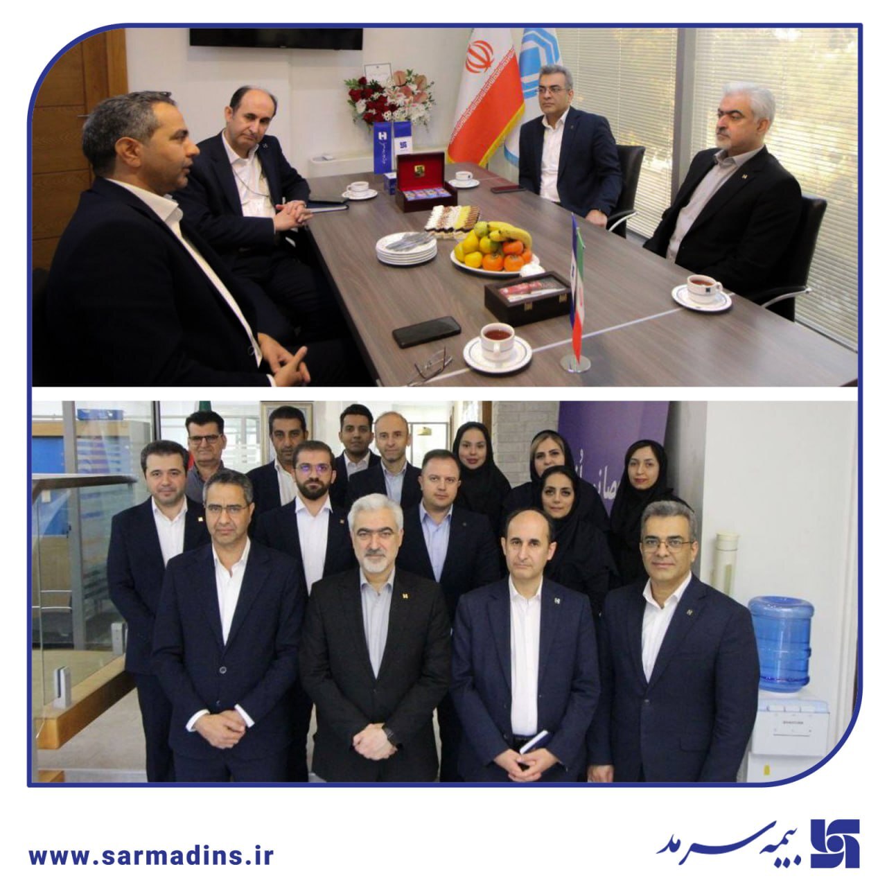 تقدیر مدیر شعب بانک صادرات استان خراسان رضوی از بهبود خدمات و عملکرد بیمه سرمد در بازدید از شعبه مشهد تقدیر مدیر شعب بانک صادرات استان خراسان رضوی از بهبود خدمات و عملکرد بیمه سرمد در بازدید از شعبه مشهد