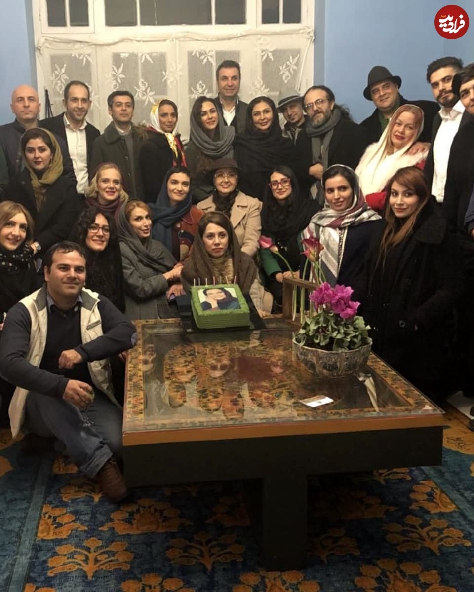 کتایون ریاحی در جشن تولد میترا حجار