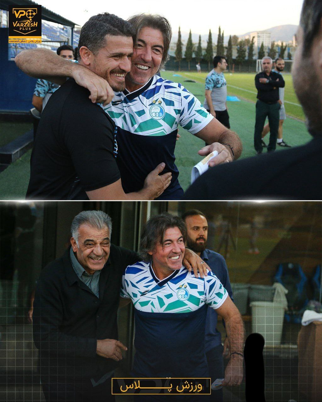 وریا غفوری در تمرینات استقلال