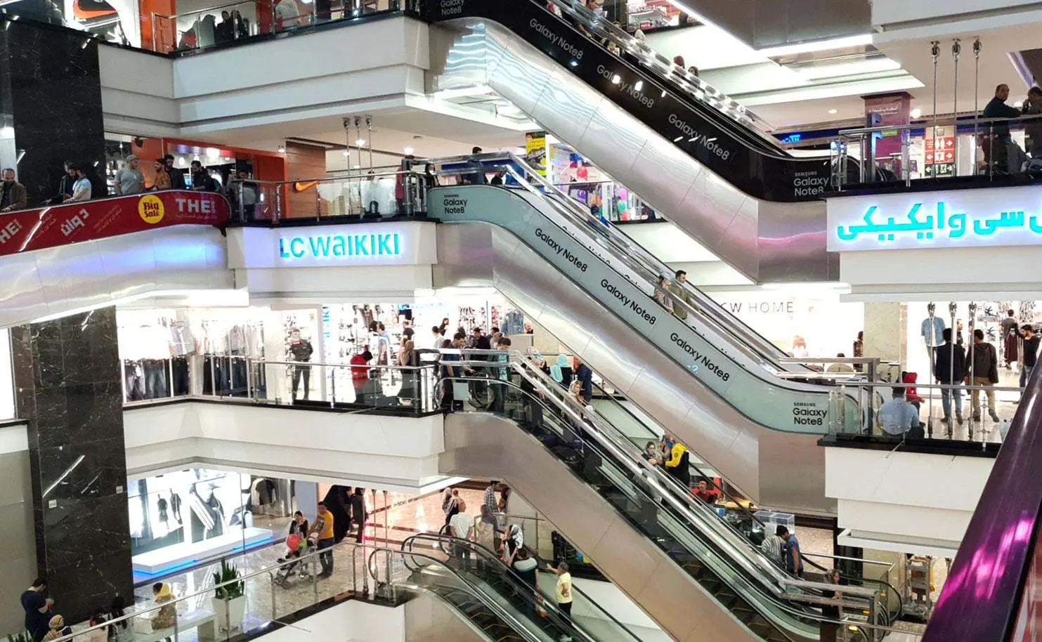 مراکز تجاری شانزلیزه و آلومینیوم