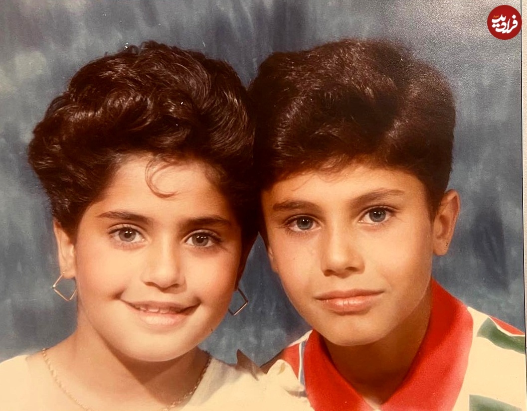 چهره بانمک الناز شاکردوست و برادرش