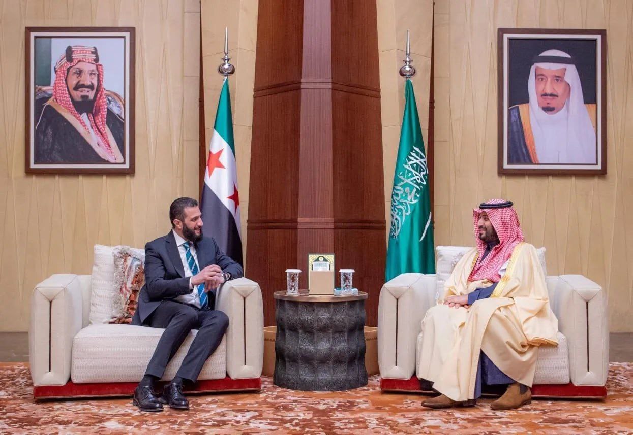 دیدار محمد جولانی با بن سلمان در ریاض