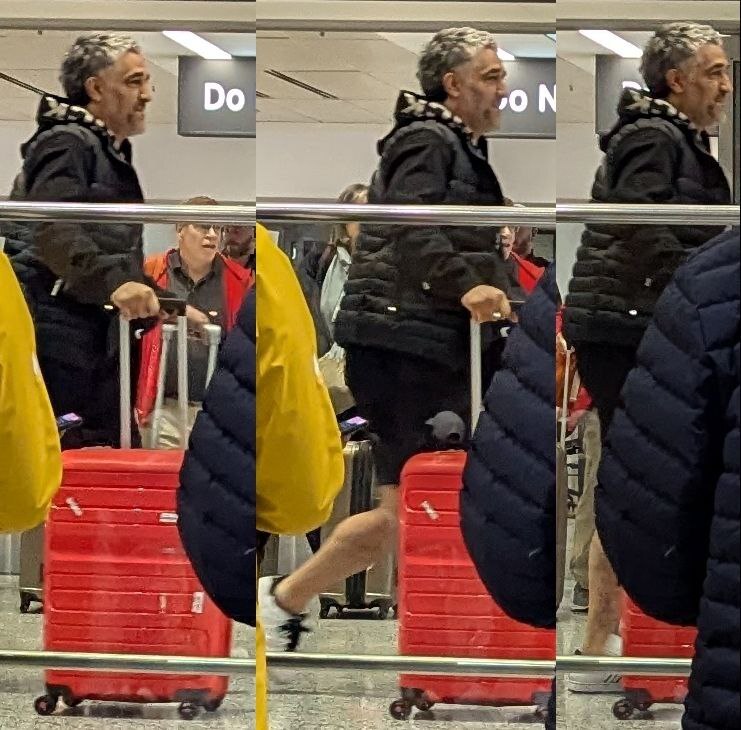 پژمان جمشیدی در فردوگاه