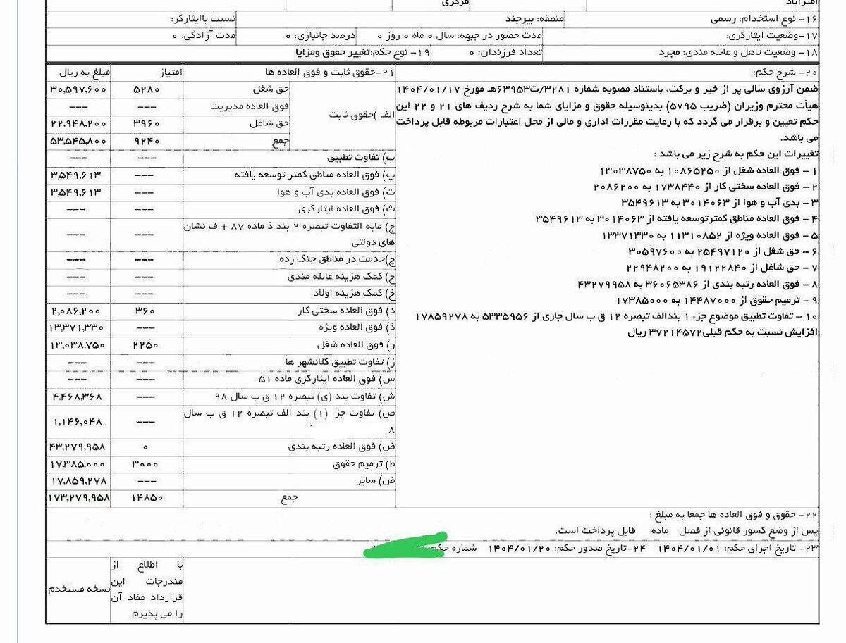 فیش حقوقی آموزگاران