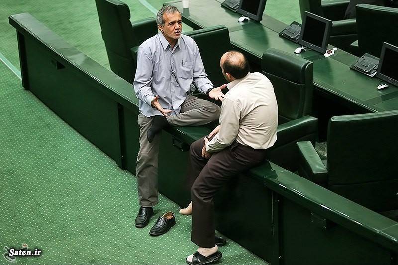نشستن عجیب مسعود پزشکیان در مجلس