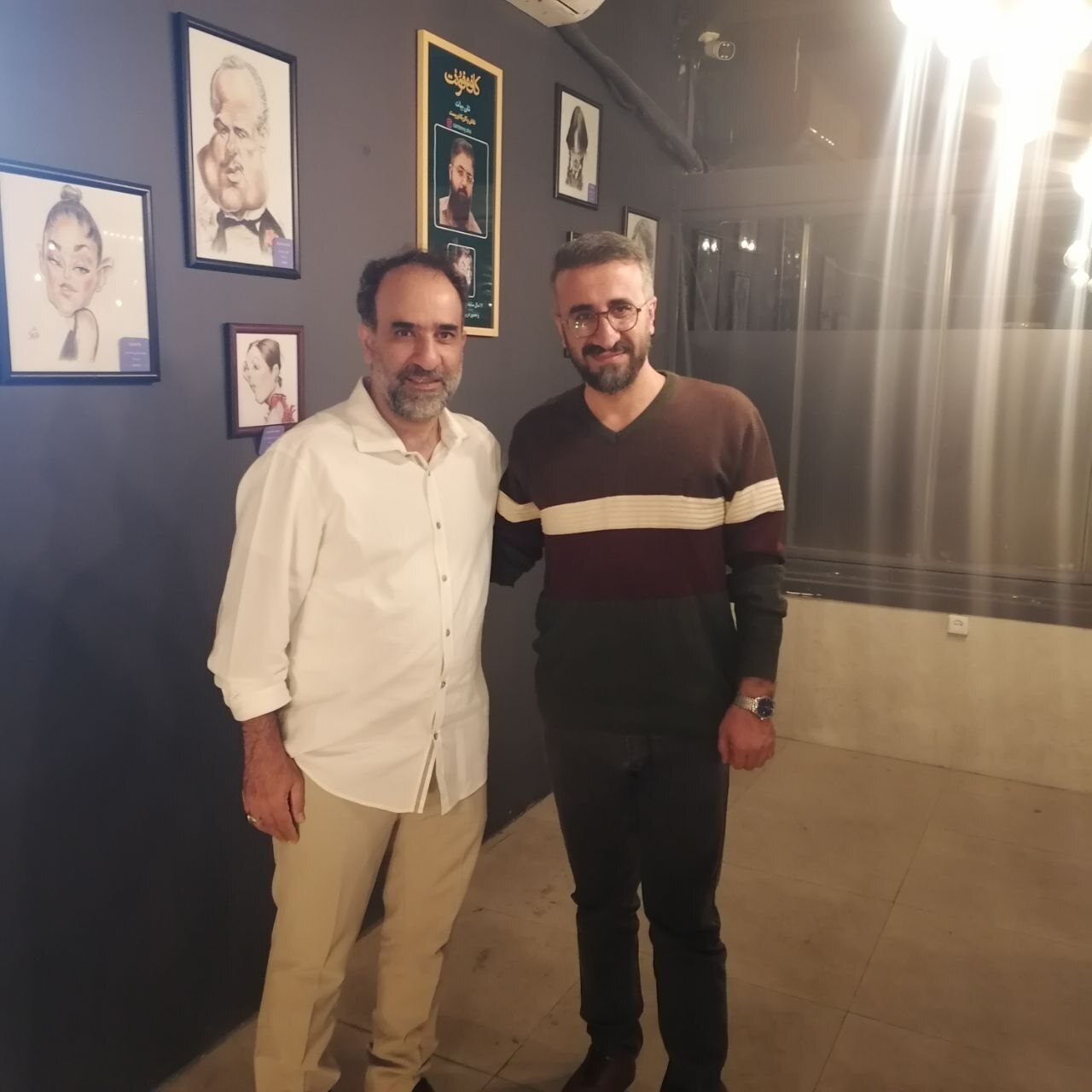 رضا امیرخانی پیش از آخرین پروازش