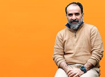 عکس/ تصویر رضا امیرخانی ساعاتی پیش از پرواز