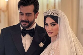 تصاویر جنجالی از مراسم عقد آریایی مریم مومن و سهیل قاصدی