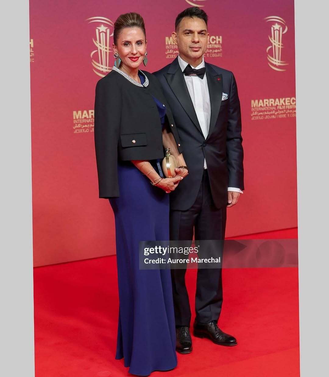 پیمان معادی و همسرش در مراکش