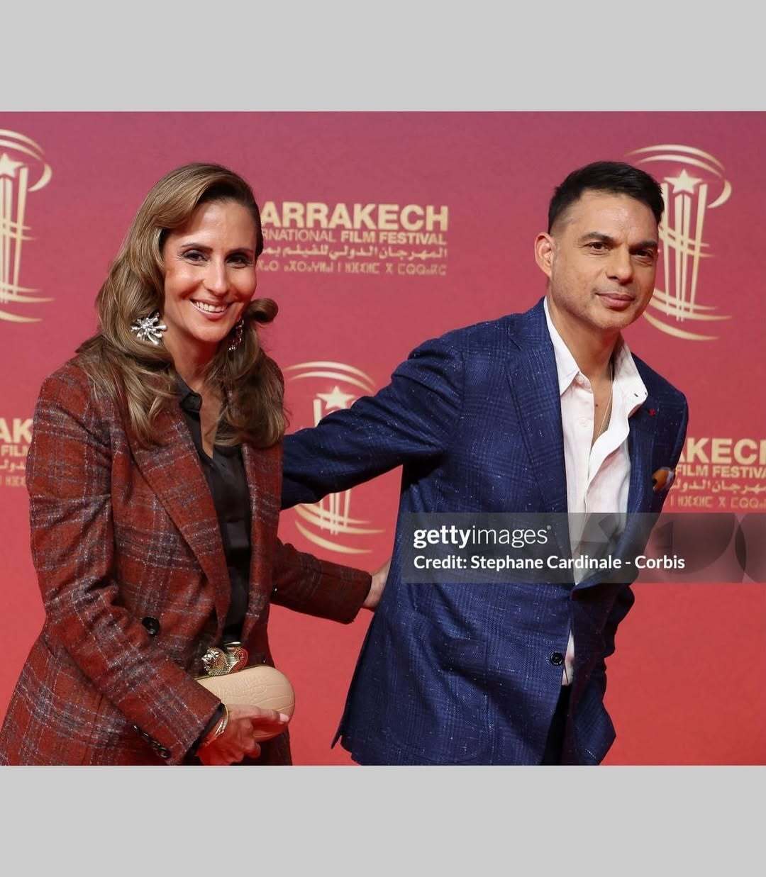 پیمان معادی و همسرش