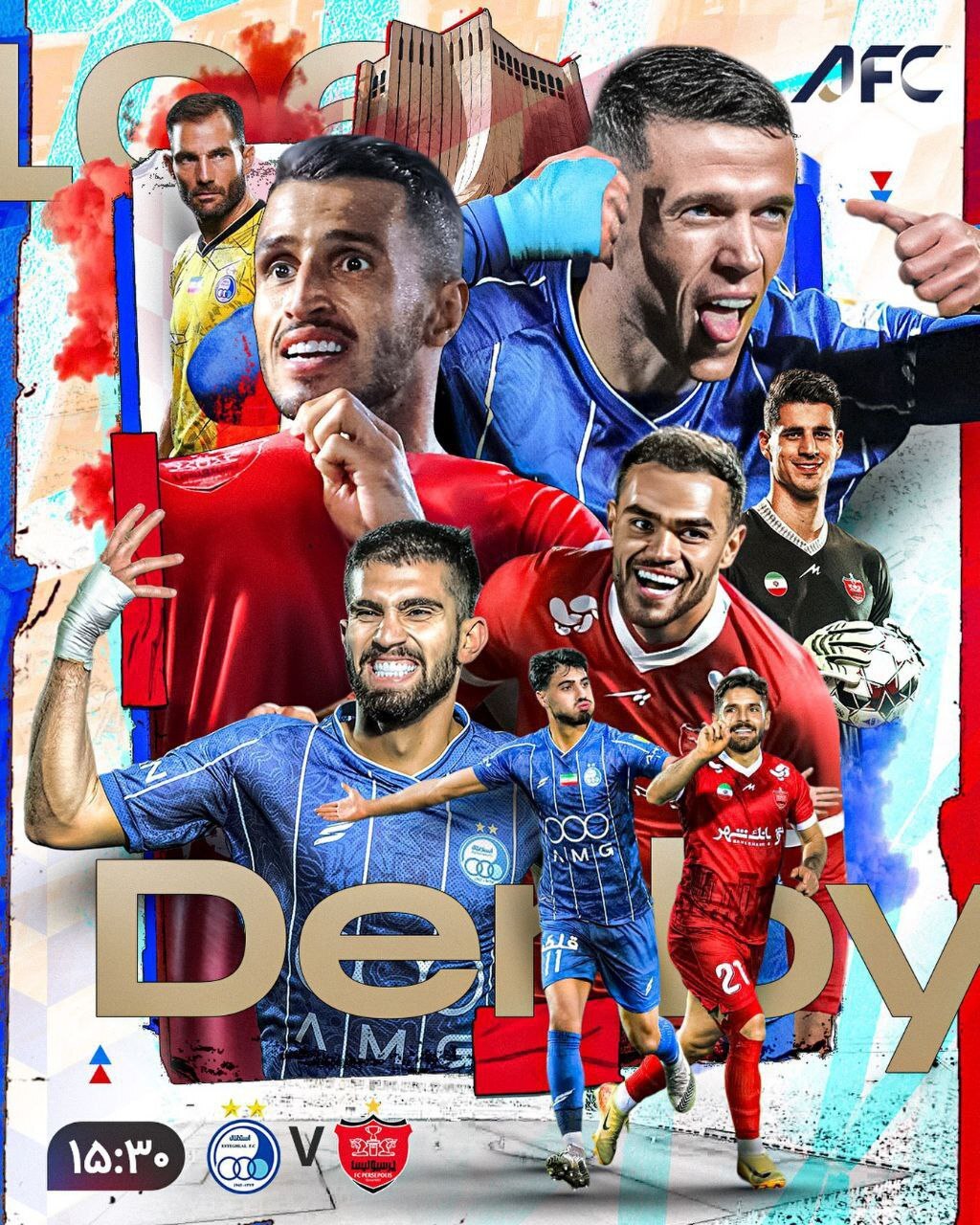 پوستر AFC برای دربی