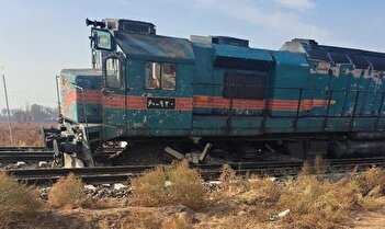 فیلم/ حادثه خروج قطار از ریل در هشتگرد