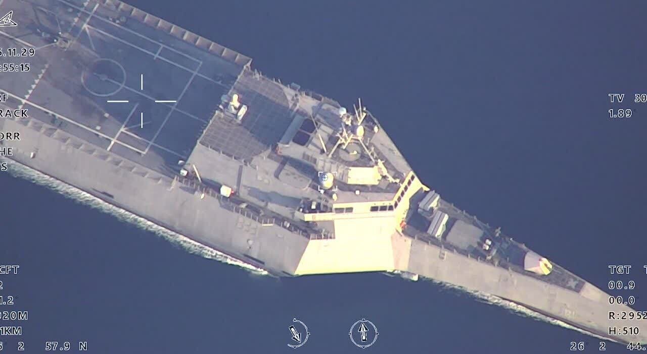 واکنش مستقیم سپاه به ناو آمریکا در خلیج فارس واکنش مستقیم سپاه به ناو آمریکا در خلیج فارس