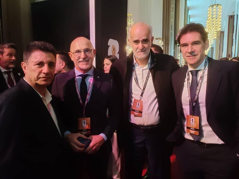 دیدار امیر قلعه‌نویی با چهره‌های مطرح مربی‌گری جهان