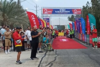 عکس/ واکنش آتشین نوه مهدوی‌کنی به ماراتن کیش