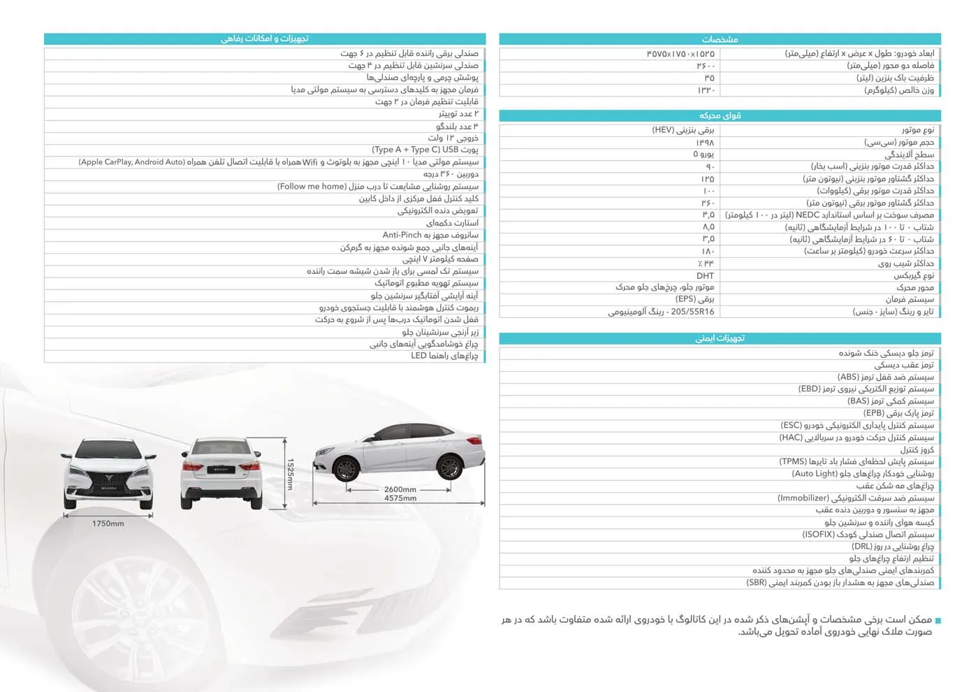 سدان هیبریدی اینووی سدان هیبریدی اینووی