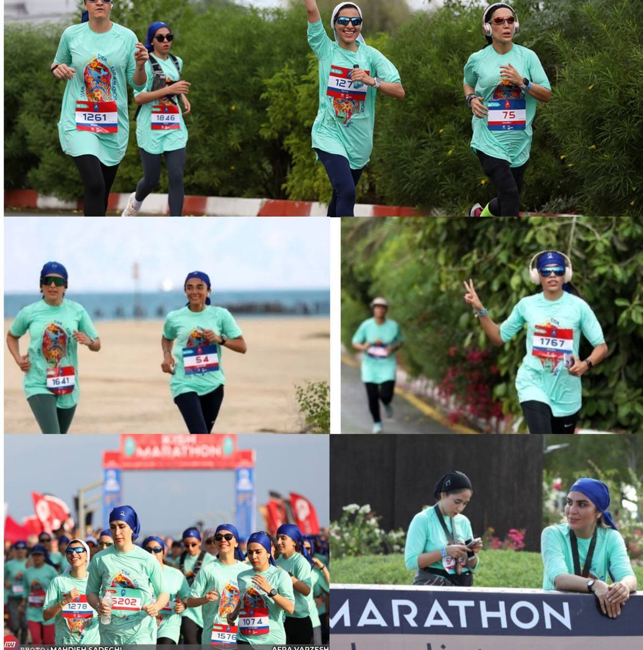 تصاویری از ماراتن کیش در دولت شهید رییسی