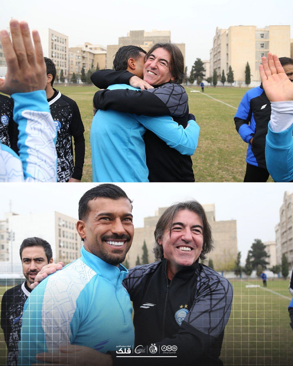 مراسم آشتی ساپینتو و رامین رضائیان پس از جنجال اخیر