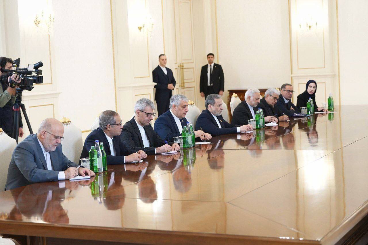 الهام علی‌اف و عراقچی