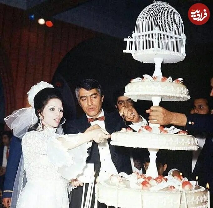 عاشقانه فردین و همسرش