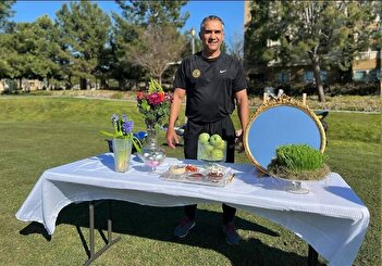 عکس/ احمدرضا عابدزاده وارد دنیای بچه‌داری شد