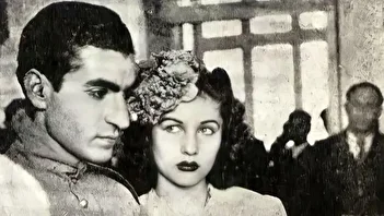 عکس تاریخی محمدرضا پهلوی و فوزیه در شب عروسی