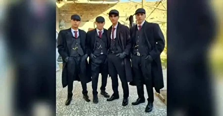 ماجرای بازداشت جوانان هرات به جرم تقلید از پیکی بلایندرز / وزارت امر به معروف طالبان دست به کار شد