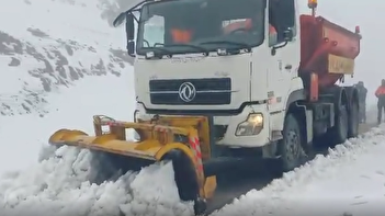 عکس/ برف پائیزی دنا را سفیدپوش کرد