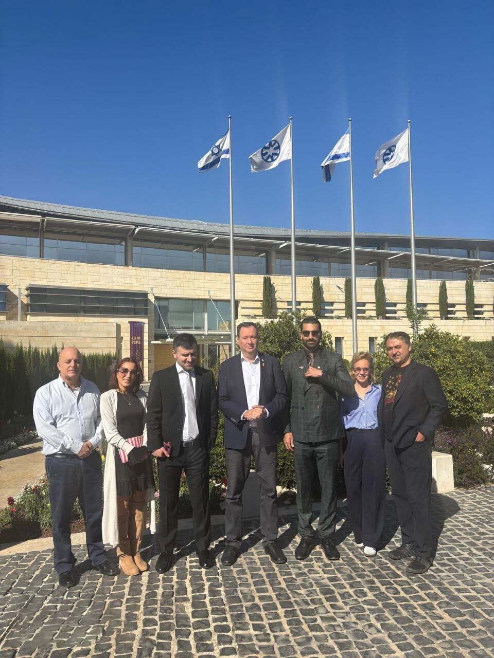 تصویر جدید کاترین شکدم در اسرائیل منتشر شد