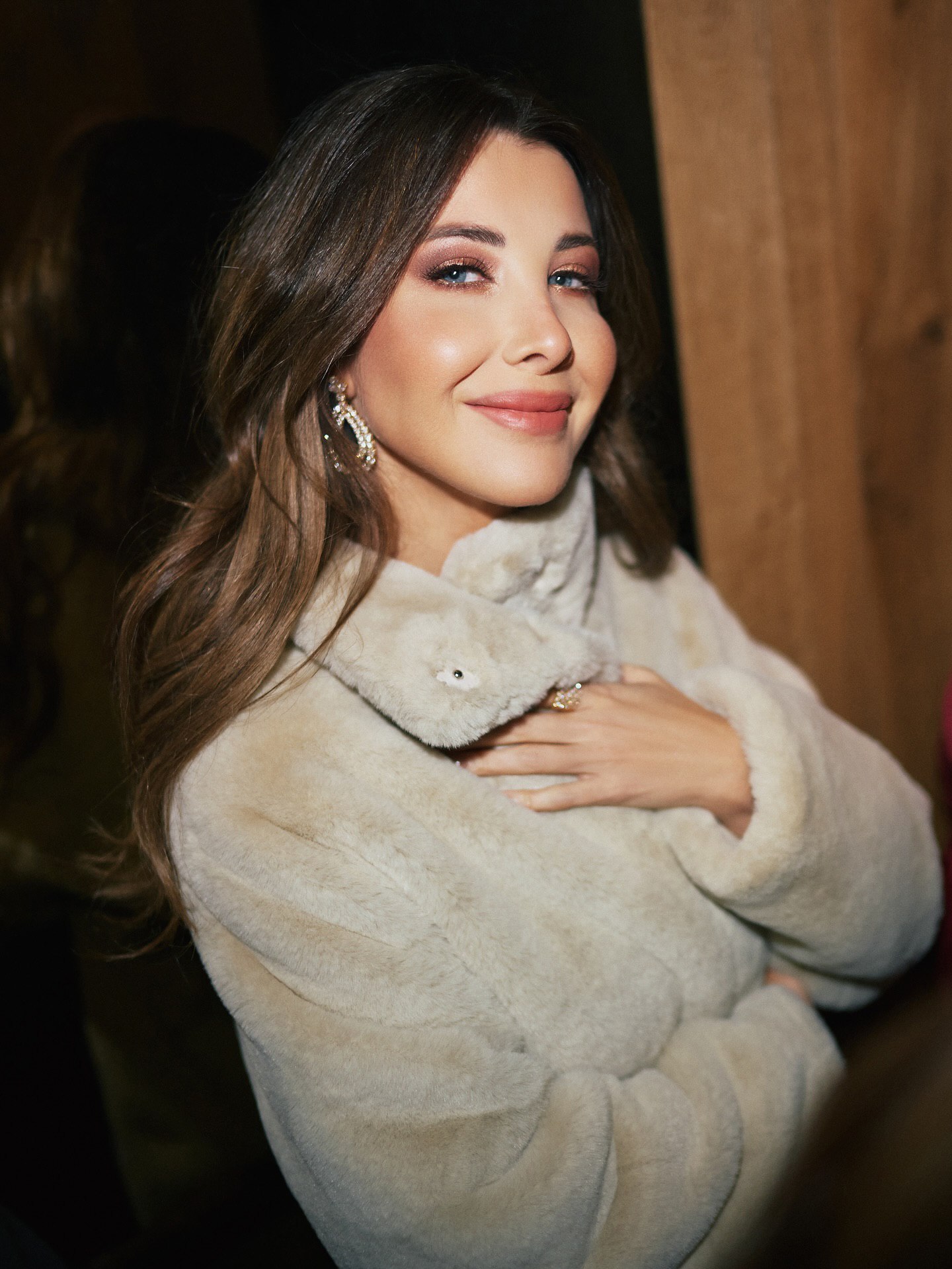 نانسی عجرم با استایل پرزرق و برق دیده شد