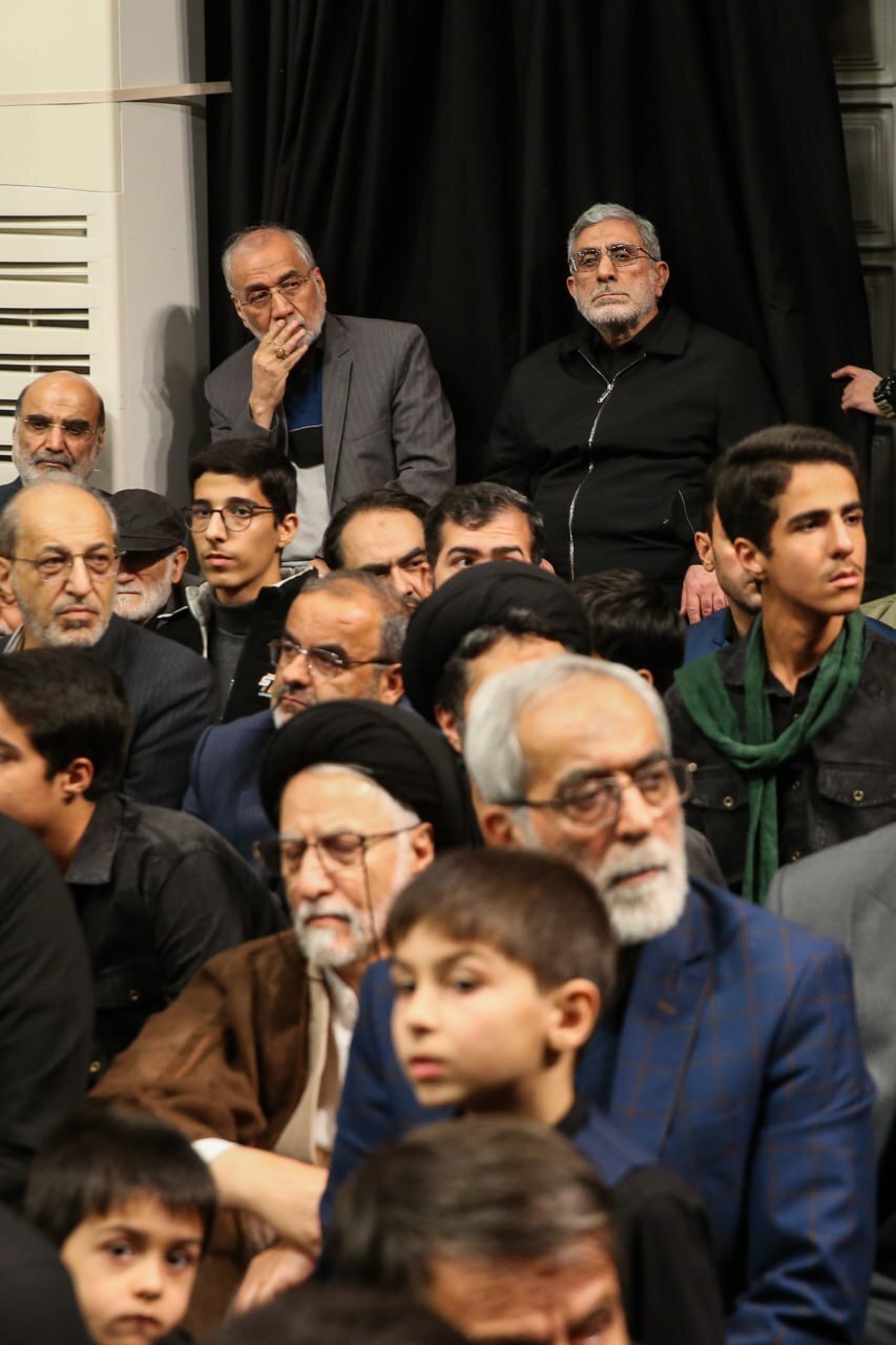 حضور سردار قاآنی در مراسم با تصویری ویژه