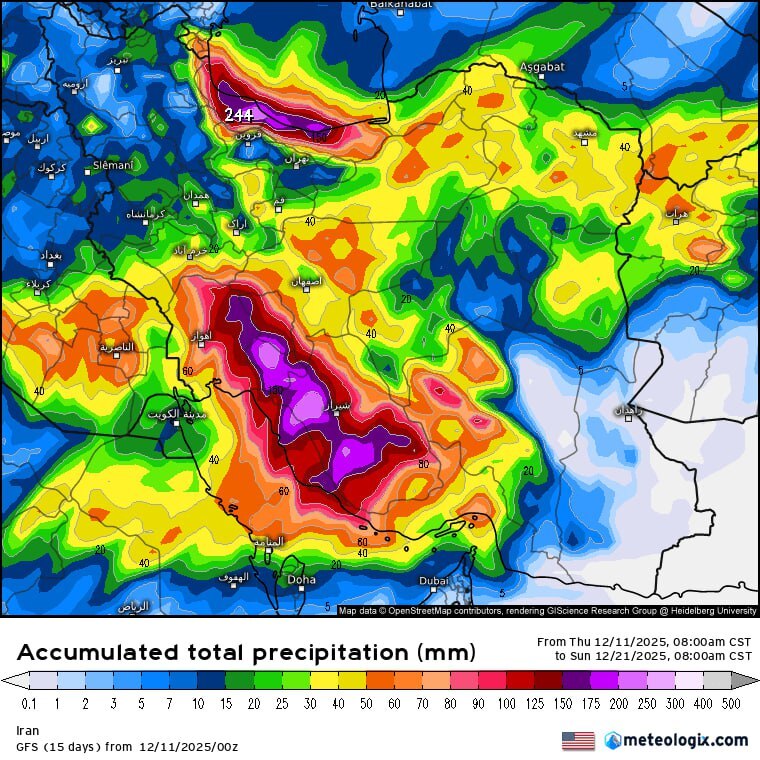 خبر خوش ماهواره‌های هواشناسی برای ایران