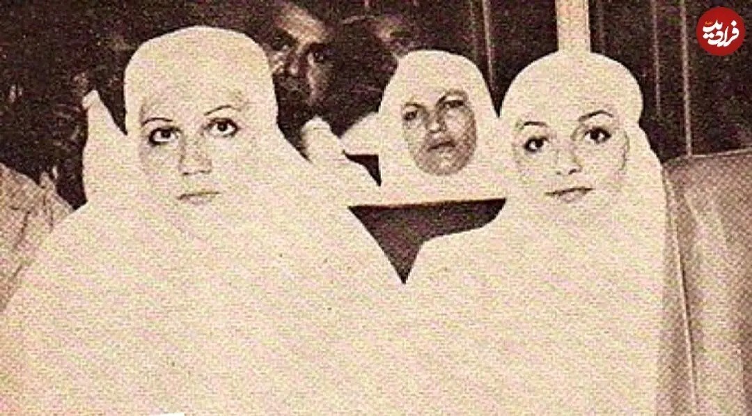 گوگوش در ۲۶ سالگی و در سفر حج