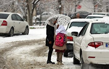 بارش برف ۳۰ سانتی‌متری در دو استان + نقشه هواشناسی