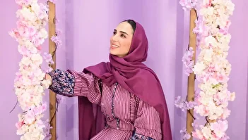 عکس/ تیپ خاص و هنری سوگل طهماسبی در رونمایی تازه‌ترین کتاب