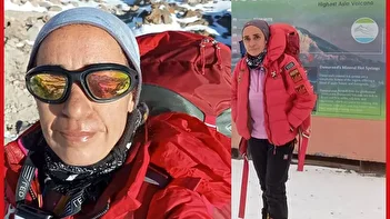 ‏پیکر بی جان بانوی کوهنورد ⁩در دماوند پیدا شد + فیلم