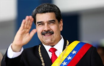 رئیس جمهور ونزوئلا تولدش را با چفیه فلسطینی جشن گرفت + فیلم