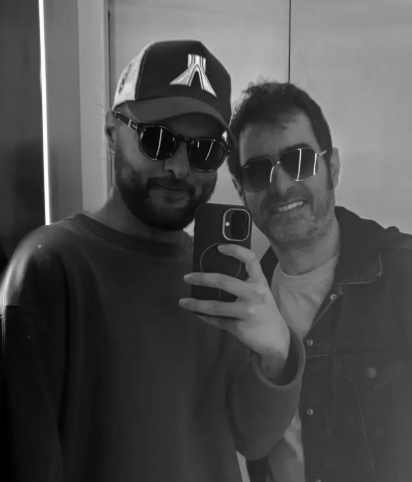 شهاب حسینی و پسرش