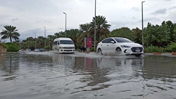 فیلم/ رکورد بی‌سابقه بارش در کیش