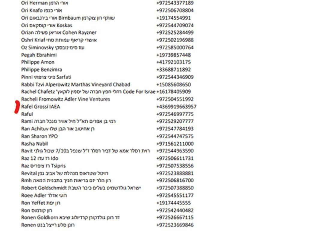 ردپای گروسی در ماجرای هک موبایل نفتالی بنت