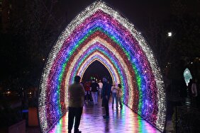 پارک ملت میزبان جشنواره نور در یلدای ایرانی