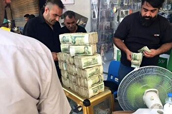 فیلم/ فروش کیلویی پول ایران در عراق