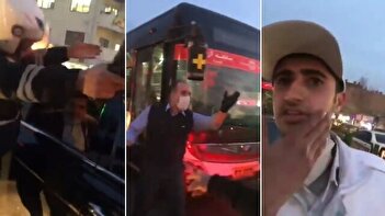 فیلم/ واکنش تند عنابستانی به پرسشی درباره ماجرای سیلی به سرباز پلیس