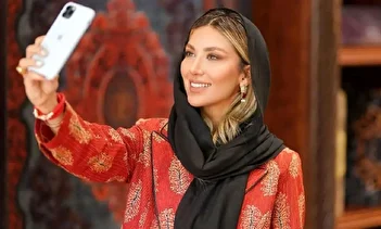 عکس/ همسر بهرام رادان با استایل یلدایی