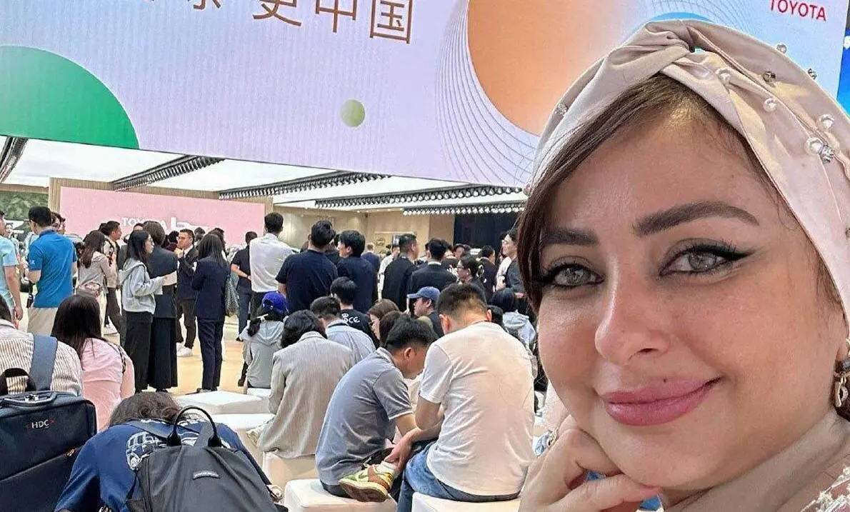 نفیسه روشن در شانگهای چین