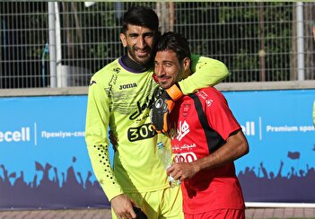 فیلم/ واکنش کنایه‌آمیز مجری تلویزیون به شجاع خلیل‌زاده و بیرانوند